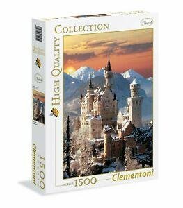 neuveden: Clementoni Puzzle - Zámek Neuschwanstein, 1500 dílků