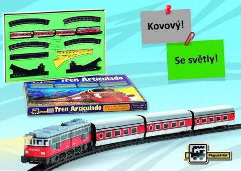 neuveden: Kloubový vlak Talgo s výhybkou a nájezdem