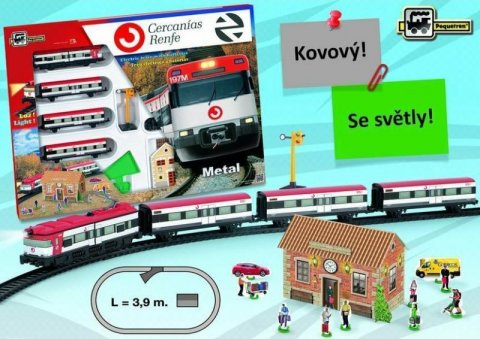 neuveden: Příměstský vlak Renfe se stanicí