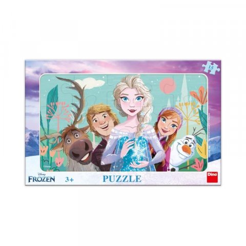 neuveden: Puzzle deskové Ledové království 15 dílků