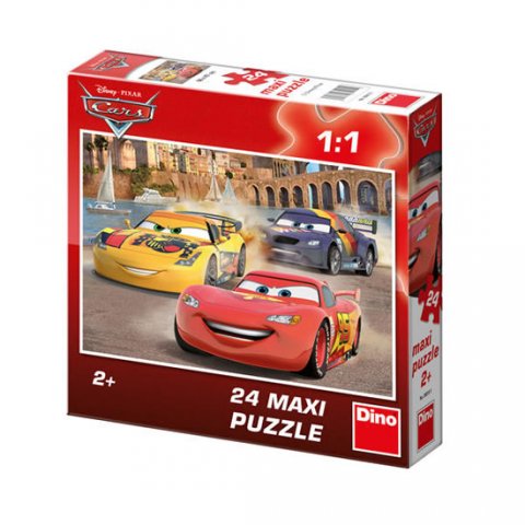 Disney Walt: Auta: Veselý Blesk - Maxi puzzle 24 dílků
