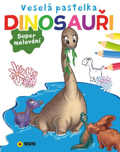 neuveden: Veselá pastelka Dinosauři - Supermalování