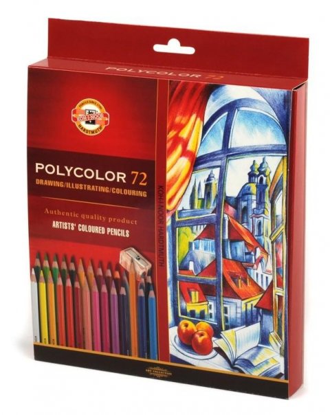 neuveden: Koh-i-noor souprava uměleckých pastelek POLYCOLOR 72 ks