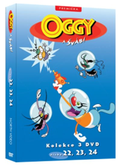 neuveden: Oggy a švábi 22 - 24 / kolekce 3 DVD neuveden: Oggy a švábi 22 - 24 / kolekce 3 DVD