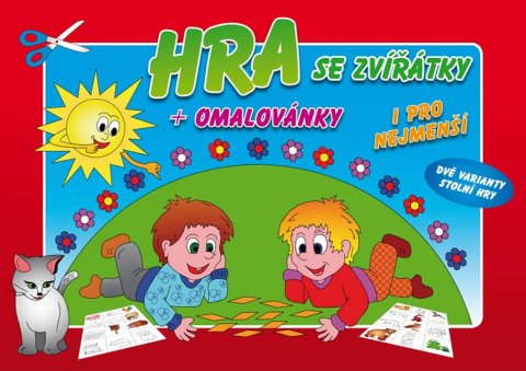 neuveden: Hra se zvířátky + omalovánky