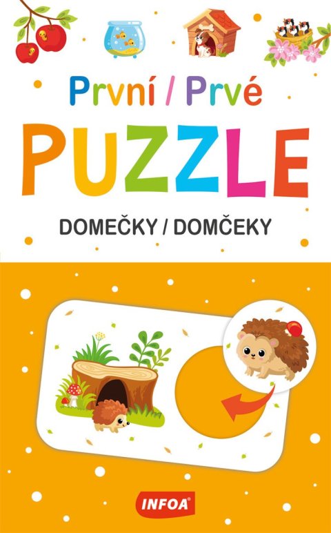 neuveden: První puzzle - Domečky / Prvé puzzle - Domčeky