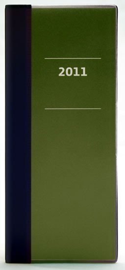 neuveden: Diář 2011 kapesní - Milano měsíční - espresso