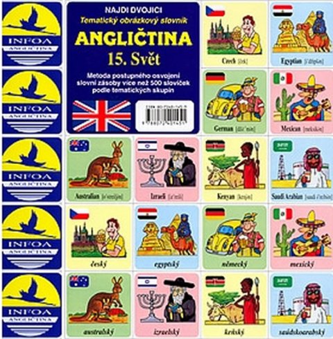 neuveden: Najdi dvojici - Angličtina - 15. Svět neuveden: Najdi dvojici - Angličtina - 15. Svět