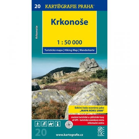 neuveden: 1: 50T (20)-Krkonoše (turistická mapa)