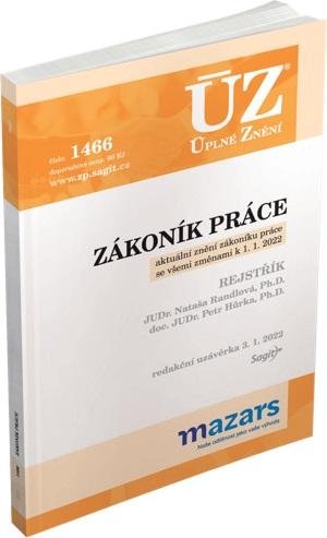 neuveden: ÚZ 1466 Zákoník práce, rejstřík, 2022