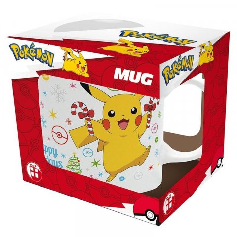 neuveden: Pokémon Keramický hrnek 320 ml - Vánoční Pikachu