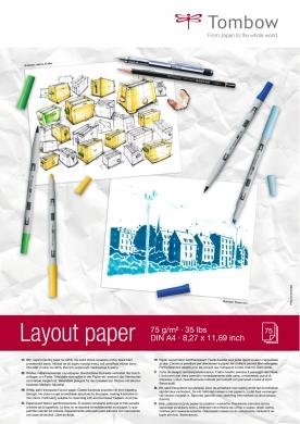 neuveden: Tombow Náčrtník Layout Paper A4 neuveden: Tombow Náčrtník Layout Paper A4