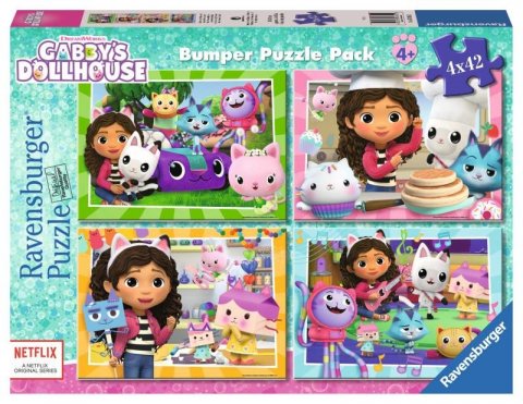 neuveden: Puzzle Gabby´s Dollhouse 4x42 dílků