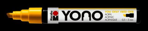 neuveden: Marabu YONO akrylový popisovač 0,5-5 mm - žlutý