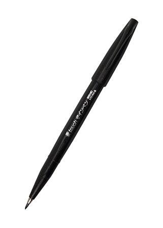 neuveden: Popisovač Pentel Touch Brush - černý
