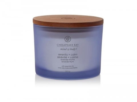 neuveden: Vonná svíčka CHESAPEAKE BAY CANDLE Serenity & Calm 312g / 3 knoty