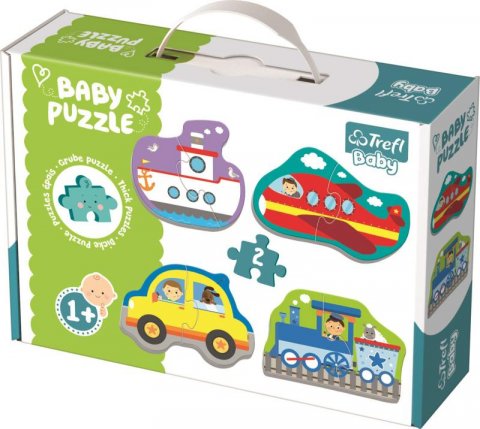 neuveden: Trefl Puzzle Baby Doprava / 4x2 dílky neuveden: Trefl Puzzle Baby Doprava / 4x2 dílky