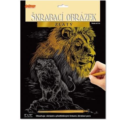 neuveden: ArtLover Sada Škrabací obrázek - zlatý 20,3 x 25,4 cm/mix 3 motivů neuveden: ArtLover Sada Škrabací obrázek - zlatý 20,3 x 25,4 cm/mix 3 motivů