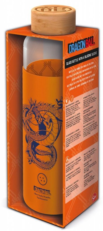 neuveden: Láhev skleněná s návlekem Dragon Ball 585 ml