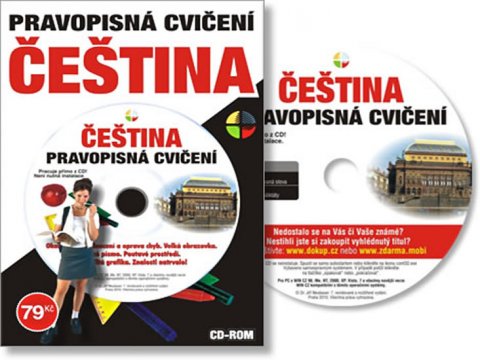 neuveden: Český jazyk – Pravopisná cvičení – učivo ZŠ a SŠ - CD