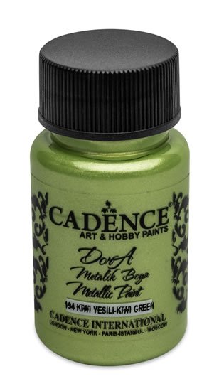 neuveden: Metalická akrylová barva Cadence Dora Metalic - světle zelená / 50 ml neuveden: Metalická akrylová barva Cadence Dora Metalic - světle zelená / 50 ml