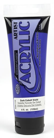 neuveden: Royal & Langnickel Akrylová barva 120ml DARK COBALT VIOLET