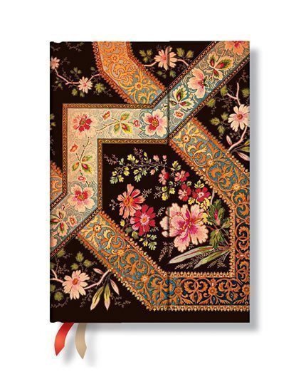 neuveden: Zápisník - Filigree Floral – Ebony Wrap, midi 120x170