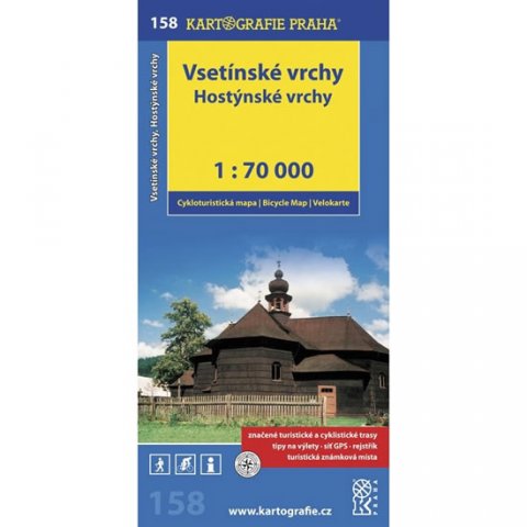 neuveden: 1: 70T(158)-Vsetínské vrchy, Hostýnské vrchy (cyklomapa) neuveden: 1: 70T(158)-Vsetínské vrchy, Hostýnské vrchy (cyklomapa)