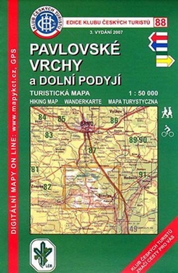 neuveden: KČT 88 - Pavlovské Vrchy a Dolní Podyjí