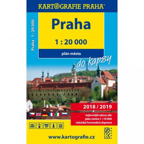 neuveden: Praha do kapsy - plán města 1:20 000