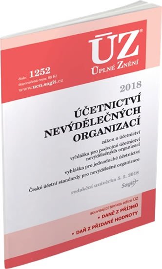 neuveden: ÚZ 1252 Účetnictví nevýdělečných organizací 2018