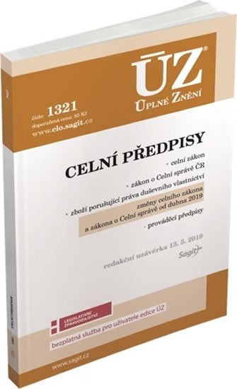 neuveden: ÚZ 1321 Celní předpisy