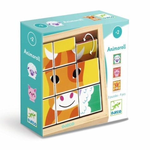 neuveden: DJECO Otáčivé puzzle Farma