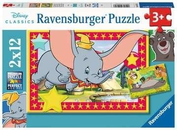 neuveden: Puzzle Disney: Pohádková zvířátka 2x12 dílků