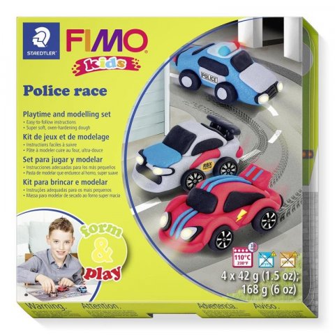 neuveden: FIMO sada kids Form  Play - Policejní auto