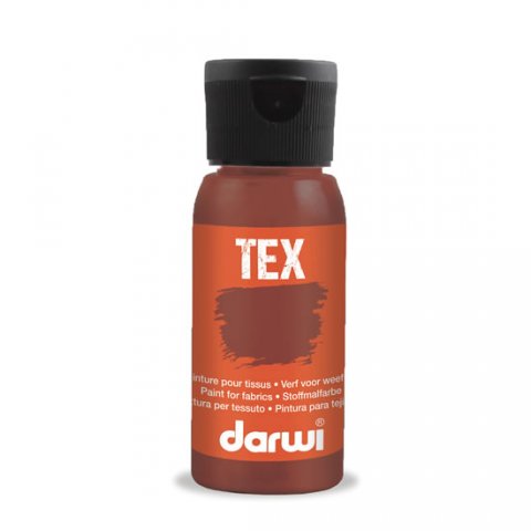 neuveden: DARWI TEX barva na textil - Světle hnědá 50 ml