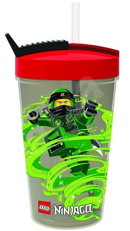 neuveden: Kelímek s brčkem LEGO Ninjago Classic - červená