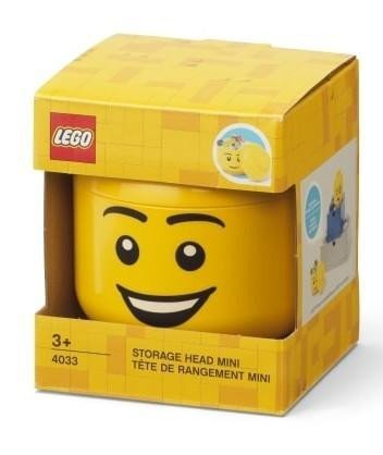 neuveden: LEGO® úložná hlava (mini) - šťastná dívka