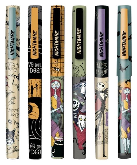 -: Gumovatelné bombičkové pero Tim Burton