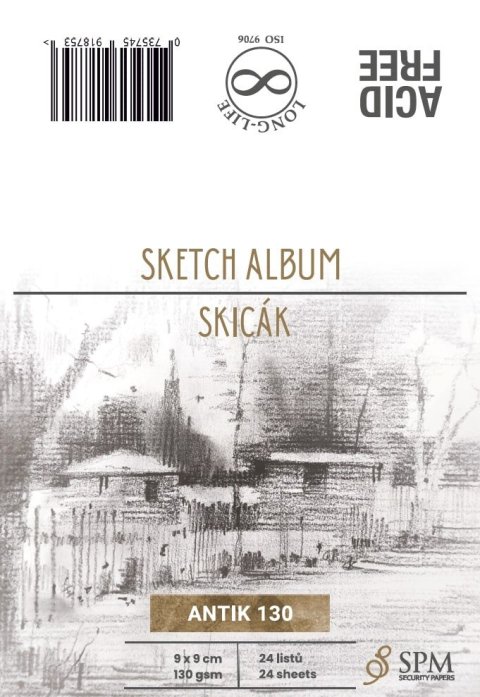 neuveden: Skicák Antik 130 g/m2