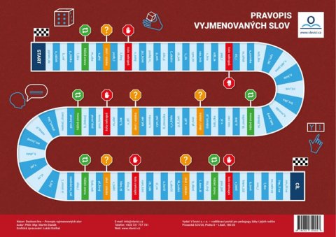 Staněk Martin: Vyjmenovaná slova: Desková didaktická hra