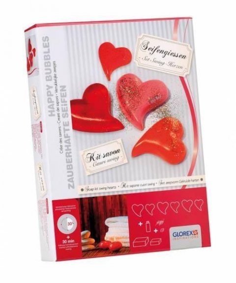 neuveden: Glorex Kreativní sada na výrobu odlévaných mýdel Soap fix srdce