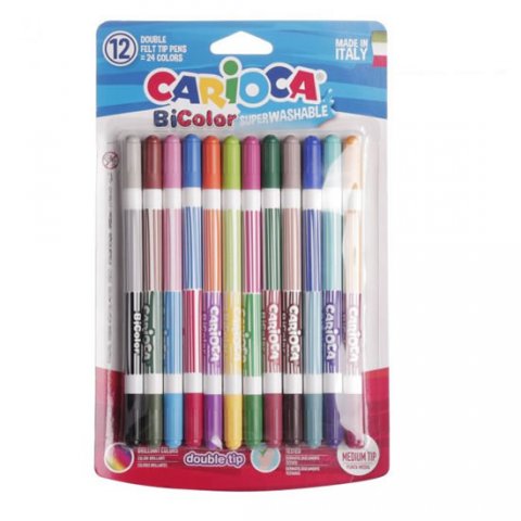 neuveden: CARIOCA oboustranné fixy BiColor sada 12ks neuveden: CARIOCA oboustranné fixy BiColor sada 12ks