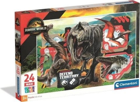 -: Puzzle Jurský svět MAXI 24 dílků