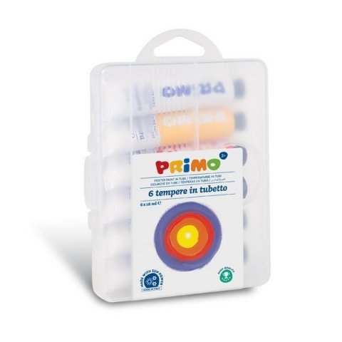 neuveden: Temperové barvy PRIMO, sada 6 x 18ml v plastovém pouzdru neuveden: Temperové barvy PRIMO, sada 6 x 18ml v plastovém pouzdru