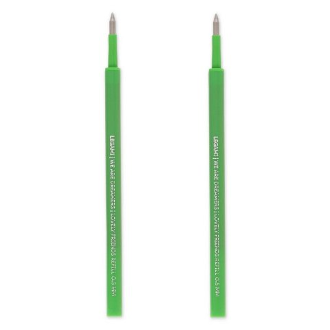 neuveden: Náplně do gelového pera Legami - zelená (2 kusy)