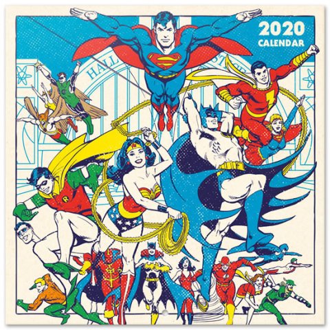 neuveden: Kalendář nástěnný 2020 - DC Originals