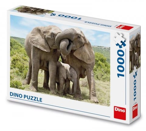 neuveden: Puzzle Sloní rodina 1000 dílků