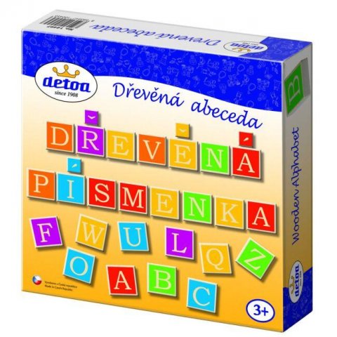 neuveden: Dřevěná ABECEDA výuková