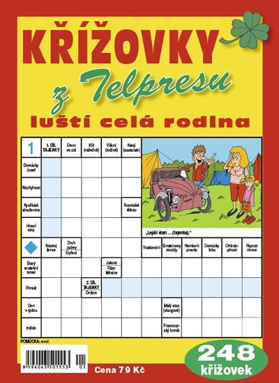 neuveden: Křížovky z Telpresu luští celá rodina - 248 křížovek 1/2018 neuveden: Křížovky z Telpresu luští celá rodina - 248 křížovek 1/2018